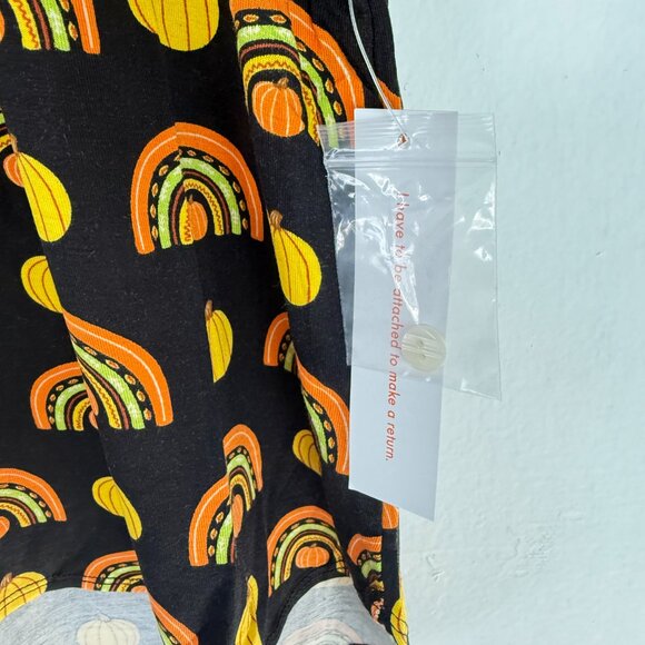 NWT Modcloth Winning Them Over Short Sleeve Top Black Pumpkin Size Medium M NEW - Picture 5 of 12